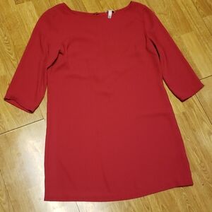 Leith raspberry sheath dress sz small